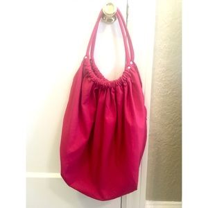 American Apparel Magenta Pink Cotton Canvas Bag